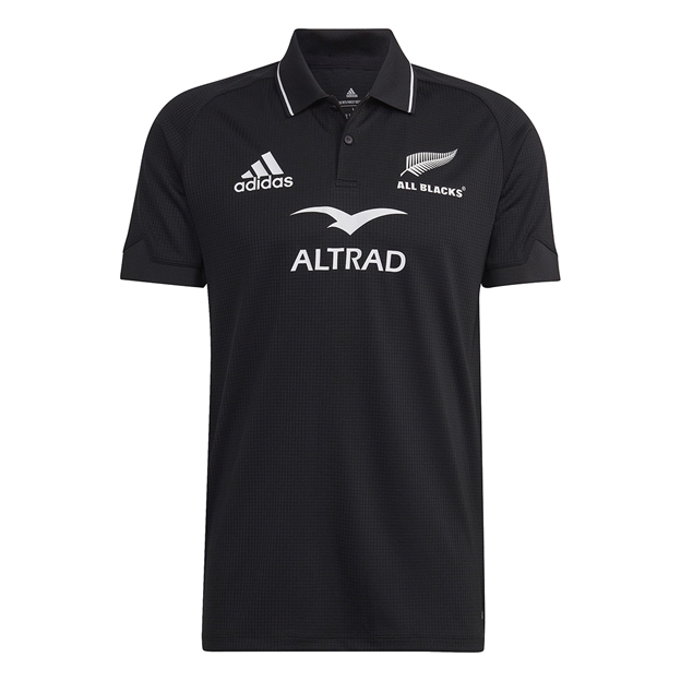 All Blacks Mens Home Polo - Black 2023 - Front