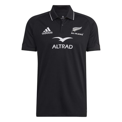 All Blacks Mens Home Polo - Black 2023 - Front All Blacks Mens Home Polo - Black 2023 - Front
