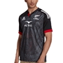 Maori All Blacks Mens Home Rugby Shirt - Short Sleeve Black 2023 