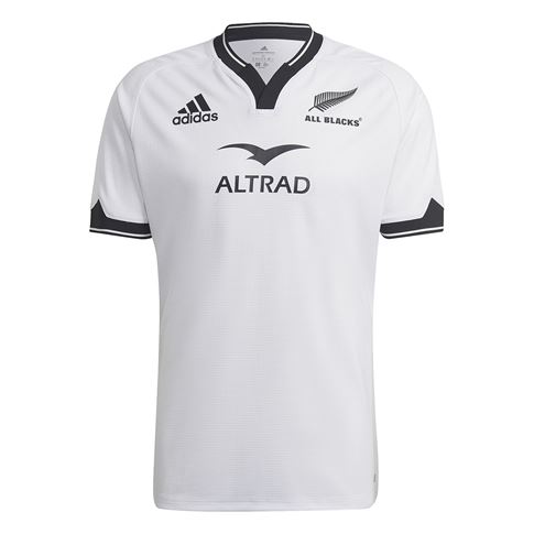 All Blacks Mens Alternate Rugby Shirt - Short Sleeve White 2023 All Blacks Mens Alternate Rugby Shirt - Short Sleeve White 2023