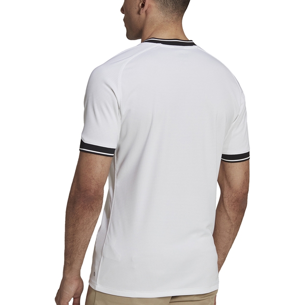 All Blacks Mens Alternate Rugby Shirt - Short Sleeve White 2023 