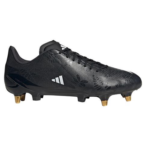 adidas Adults Adizero RS15 Pro Rugby Boots - Black - Outer Edge adidas Adults Adizero RS15 Pro Rugby Boots - Black - Outer Edge