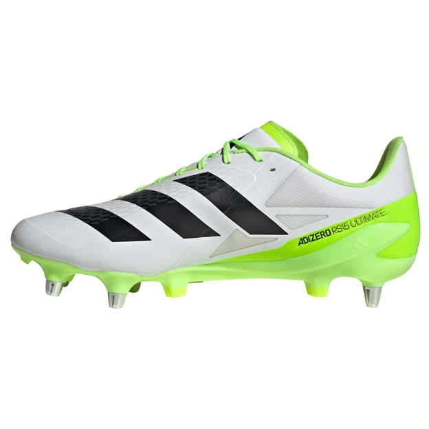 adidas Adults Adizero RS15 Ultimate Rugby Boots - White - Inner 
