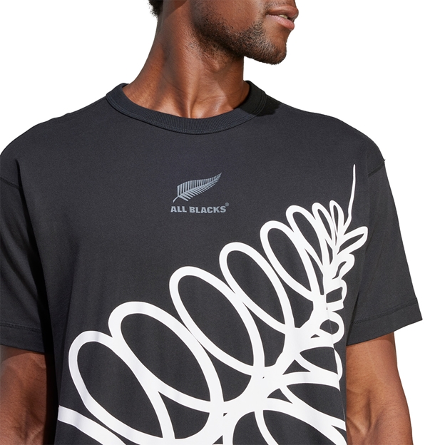 All Blacks Mens Lifestyle T-Shirt - Black 2024 - Fern