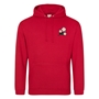 Mens Japan Pullover Hoodie - Red - Front 