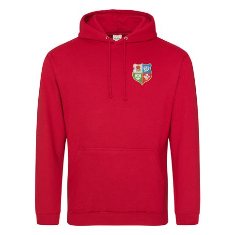 Lions 1888 College Hoodie Fire Red - Front Lions 1888 College Hoodie Fire Red - Front