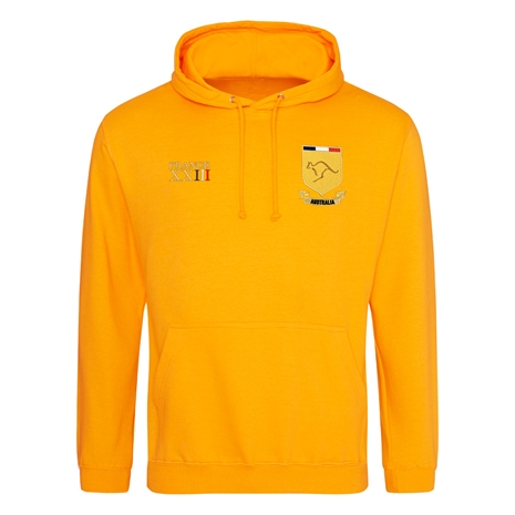 Australia Mens World Cup Classic Hoodie Gold - Front