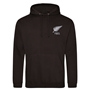 Mens New Zealand 1921 Hoodie - Jet Black - Front 