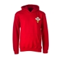 Wales Classic Polycotton Hoodie Fire Red Kids - Front 