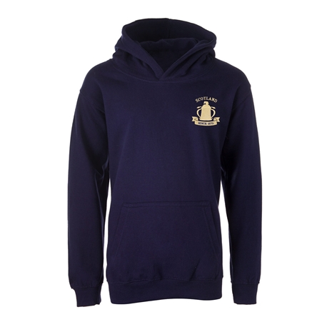 Scotland Kids Calcutta 1879 Classic Pullover Hoodie - Navy - Fro