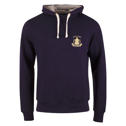 Scotland Mens Calcutta 1879 Classic Pullover Hoodie - Navy - Fro Scotland Mens Calcutta 1879 Classic Pullover Hoodie - Navy - Fro