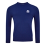 Mens Scotland Lambswool Crew Neck Sweater - Navy - Front 