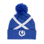 Glenmuir Adults Scotland Saltire Pom Pom Hat - Tahiti Blue - Fro 