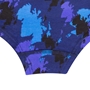 Bawbags Scotland Womens Camo Underwear - Navy - Seam 