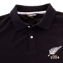 Rugbystore New Zealand 1884 Mens Polo Shirt - Black - Collar 