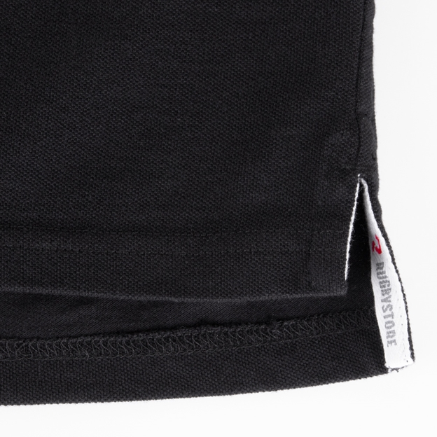 Rugbystore New Zealand 1884 Mens Polo Shirt - Black - Vent