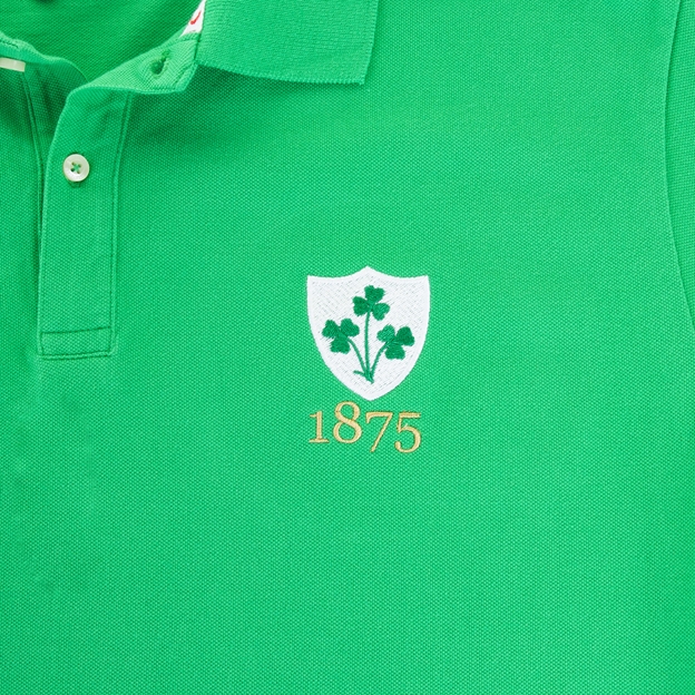 Rugbystore Ireland 1875 Mens Polo Shirt - Emerald Green - Irelan