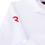 Rugbystore Mens Polo Shirt - White - Folded Sleeve 