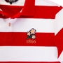 Rugbystore Japan 1866 Mens Striped Polo Shirt - Red and White -  