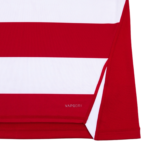 Canterbury Youths Teamwear Evader Hooped Rugby Match Shirt - Red