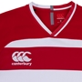 Canterbury Youths Teamwear Evader Hooped Rugby Match Shirt - Red 