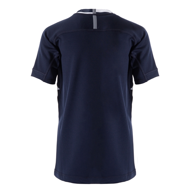 Canterbury Youths Teamwear Evader Hooped Rugby Match Shirt - Nav