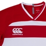 Canterbury Mens Teamwear Evader Hooped Rugby Match Shirt - Red a 