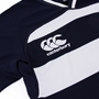 Canterbury Mens Teamwear Evader Hooped Rugby Match Shirt - Navy  