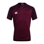 Canterbury Teamwear Plain Evader Rugby Shirt Maroon - Front 