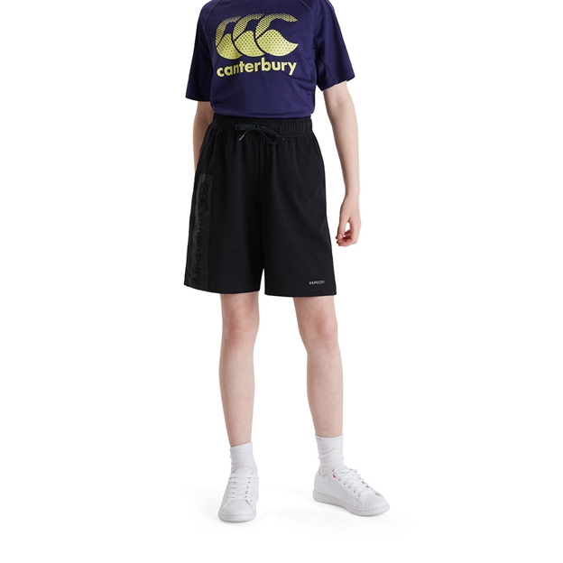 Canterbury Kids Vapodri Cotton Shorts - Black - Detail 3