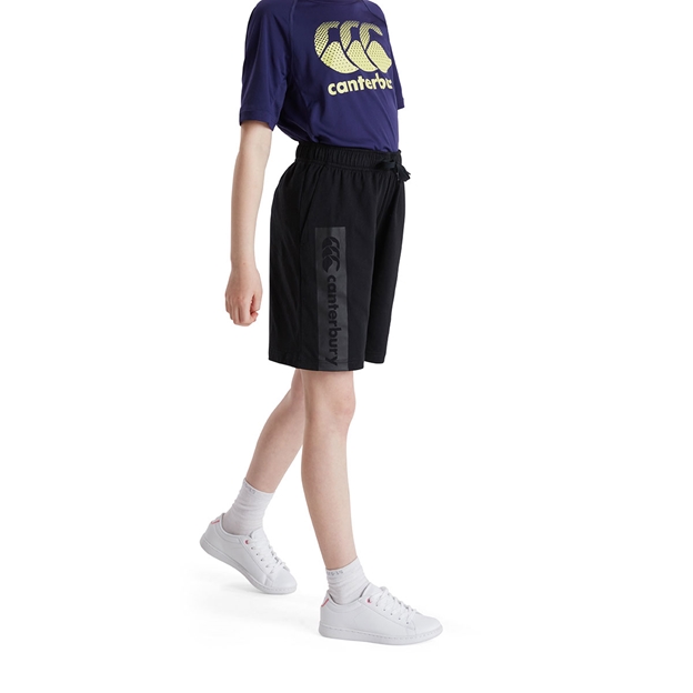 Canterbury Kids Vapodri Cotton Shorts - Black - Detail 4