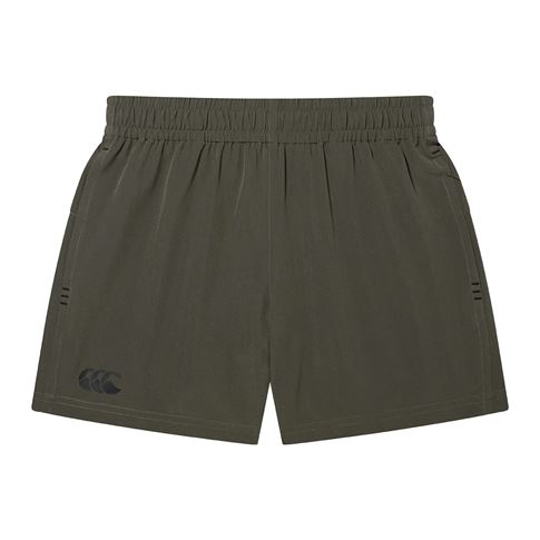 Canterbury Kids Woven Shorts - Forest Night - Front Canterbury Kids Woven Shorts - Forest Night - Front