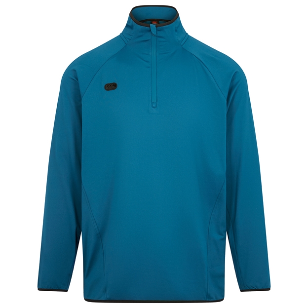 Canterbury Mens Elite First Layer Top - Blue Coral - Front
