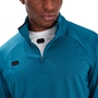 Canterbury Mens Elite First Layer Top - Blue Coral - Collar 