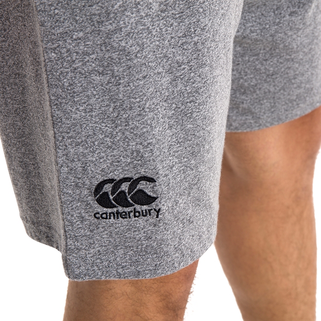 Canterbury Mens Vapodri Cotton Shorts - Static Marl - Hem