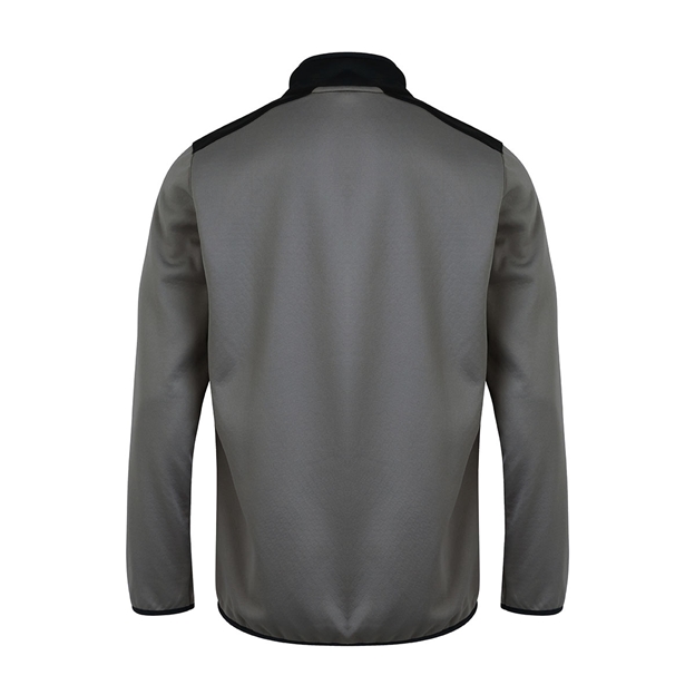 Canterbury Mens Quarter Zip Top - Smoked Pearl - Back
