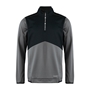 Canterbury Mens Quarter Zip Top - Smoked Pearl - Front 