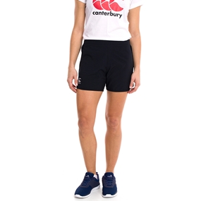 Canterbury Womens Woven Gym Shorts Black - Model 1