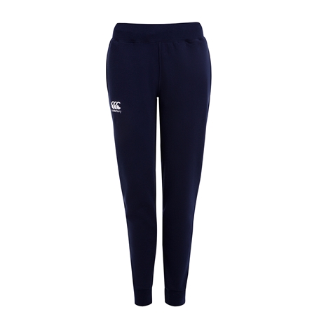 Canterbury Womens Cuffed Sweat Pants Navy - Front