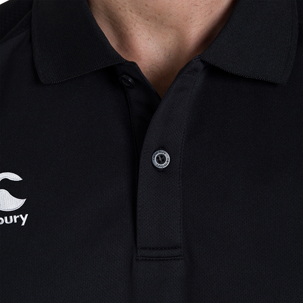 Canterbury Club Training Polo Black - Detail 1