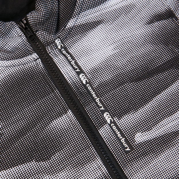 Canterbury Kids Full Zip Printed Hoodie - Black - Detail 4