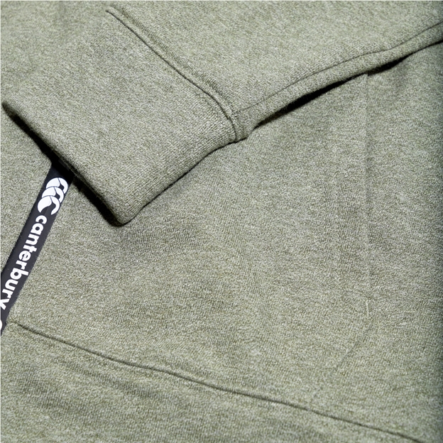 Canterbury Kids Full Zip Printed Hoodie - Capulet Olive Marl - P
