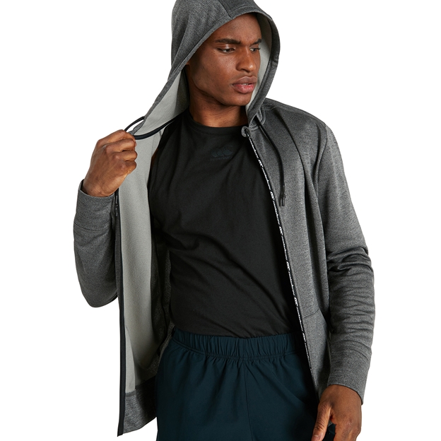 Canterbury Mens ANZ Pitch Hoodie - Medium Grey Marl - Detail 2