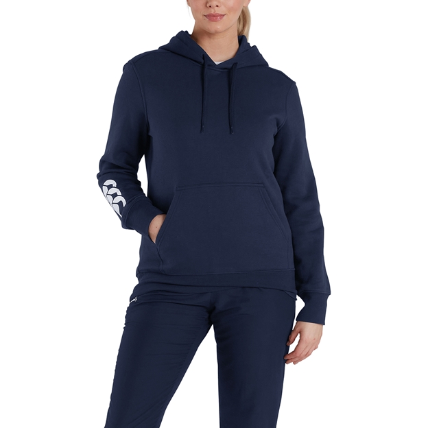 Canterbury Womens Club Hoodie Navy - Model
