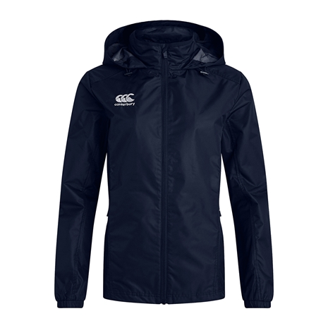 Canterbury Womens Club Vaposhield Full Zip Rain Jacket Navy - Fr