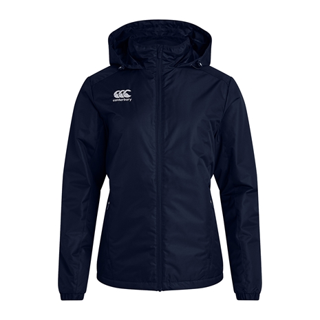 Canterbury Womens Club Vaposhield Stadium Jacket Navy - Front