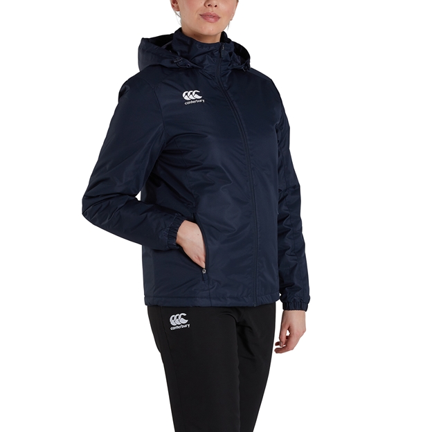 Canterbury Womens Club Vaposhield Stadium Jacket Navy - Model
