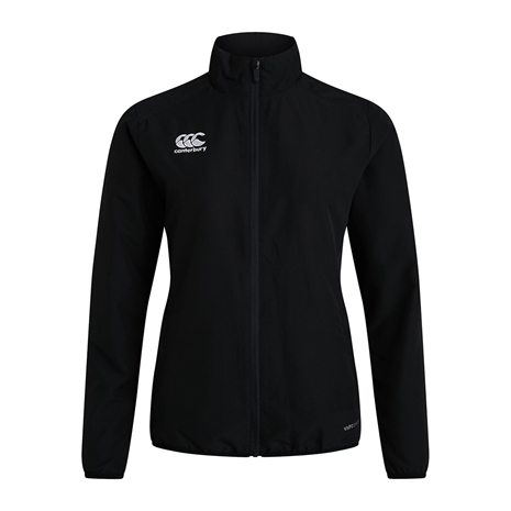 Canterbury Womens Club Track Jacket Black - Front