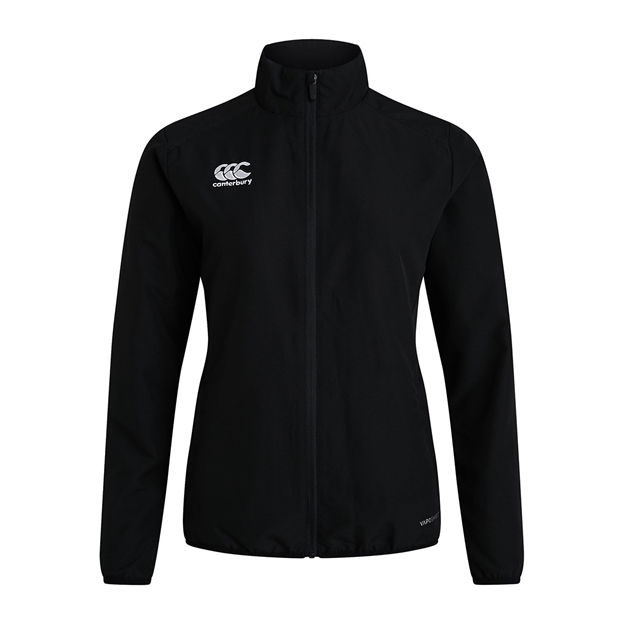 Canterbury Womens Club Track Jacket Black - Front