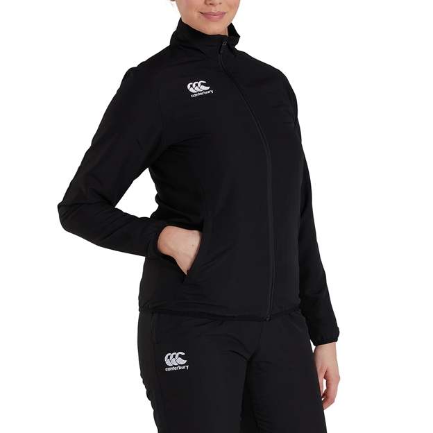 Canterbury Womens Club Track Jacket Black - Model